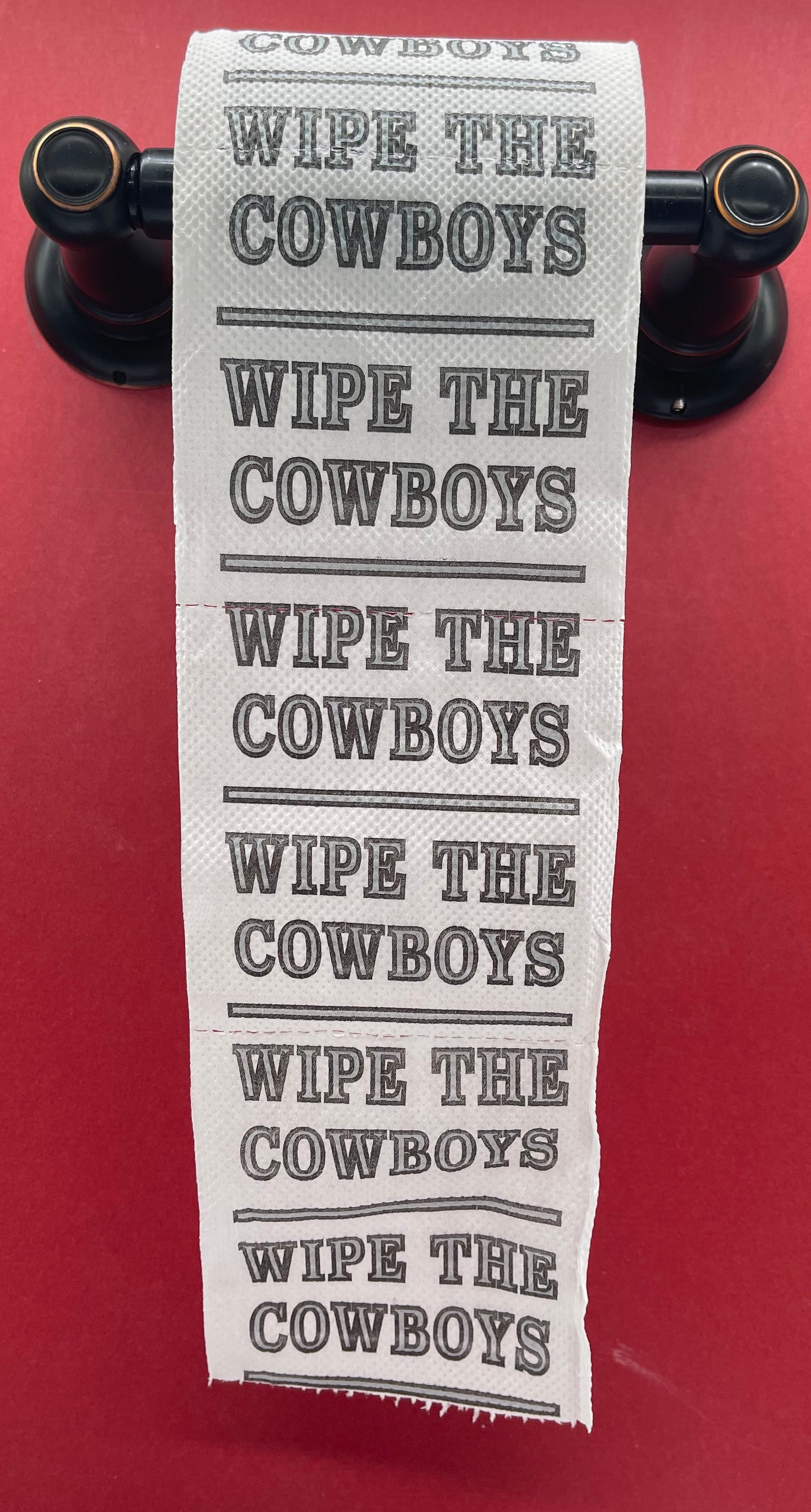 Wipe the Cowboys Toilet Paper