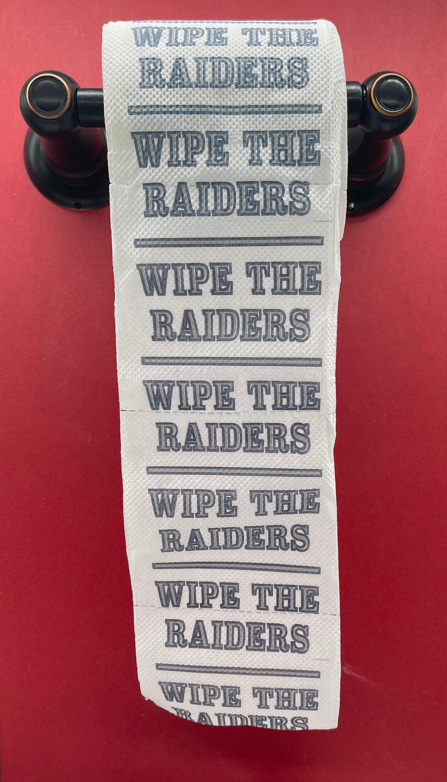 Wipe The Raiders Toilet Paper