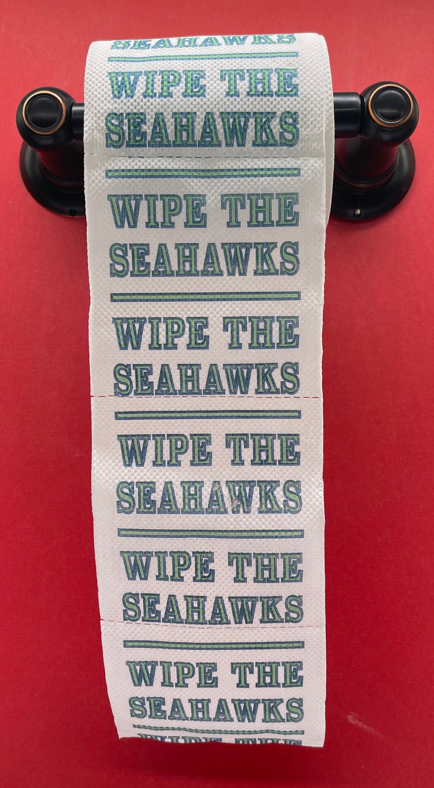 Wipe The Seahawks toilet paper