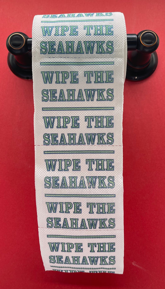 Wipe The Seahawks toilet paper