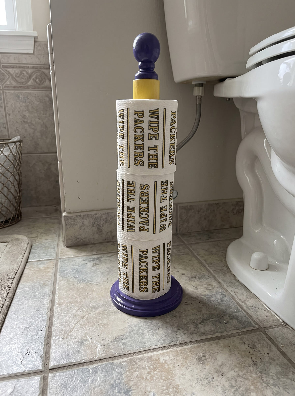 Minnesota Vikings "Team Wipes" Stand.