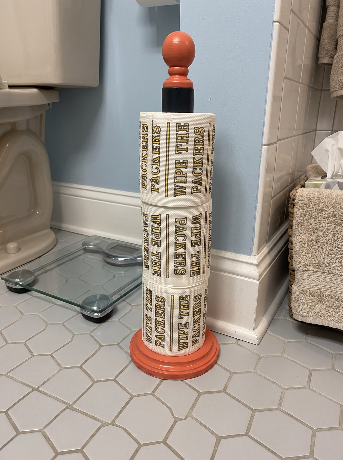 Chicago Bears "Team Wipes" Stand.