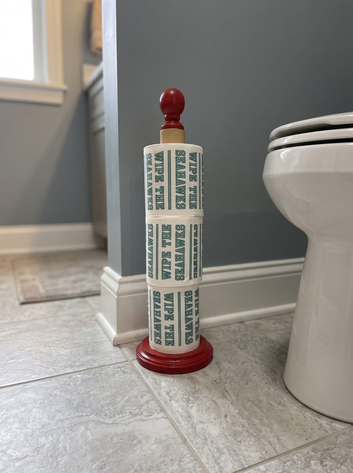 San Francisco 49ers "Team Wipes" Stand.