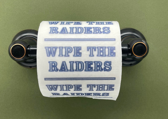 Wipe The Raiders Toilet Paper