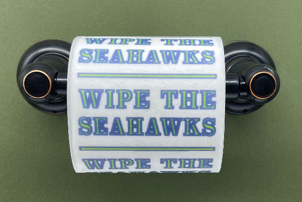 Wipe The Seahawks toilet paper